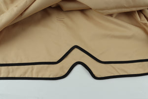 13x10 Ft Patio Double Roof Gazebo Replacement Canopy Top Fabric, Khaki