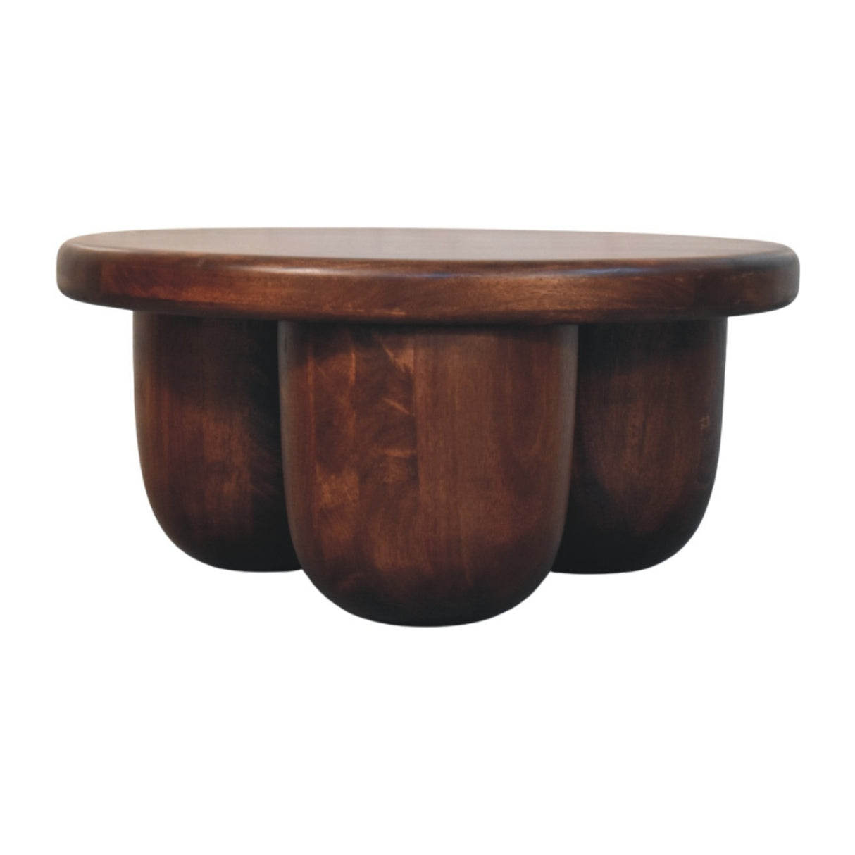 Solid Wood Clara Sculpted Coffee Table