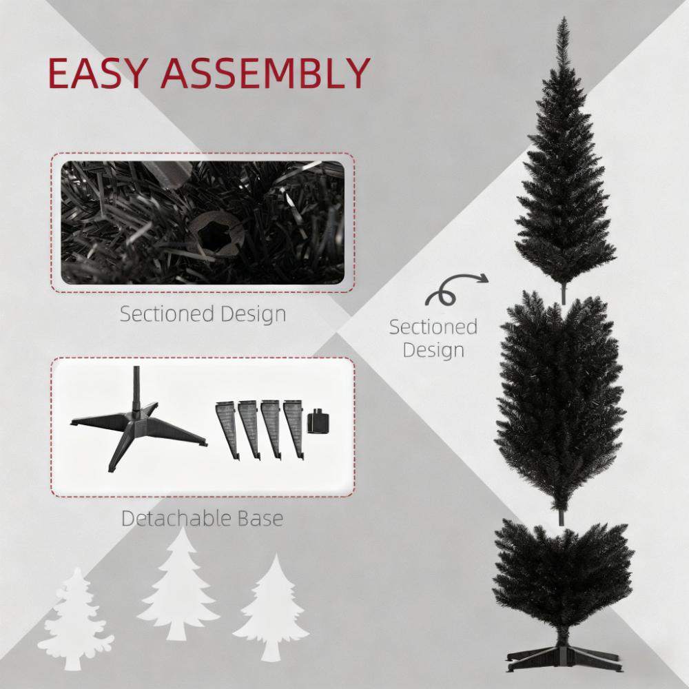 Classic Pencil Christmas Tree with Easy Setup
