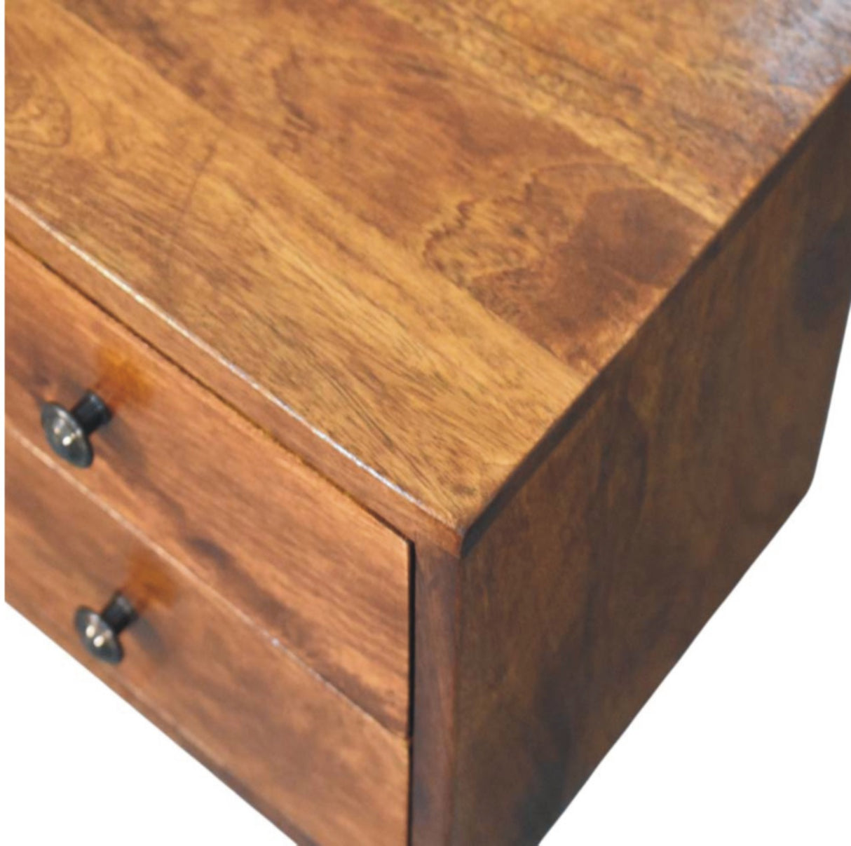 Solid Wood Solis Chestnut Wall-Mounted Nightstand