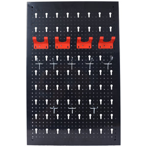 4ft Metal Garage Pegboard Tool Organizer