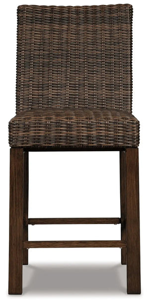 Paradise Trail - Barstool (Set of 2) - Medium Brown - Best Buy Furniture