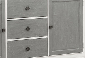 Katia - Server - Gray / White - Best Buy Furniture