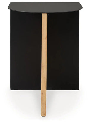 Ladgate - Accent Table - Black / Natural - Best Buy Furniture