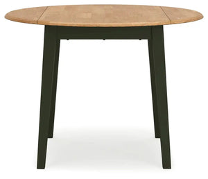 Gesthaven - Round Dining Room Drop Leaf Table - Best Buy Furniture