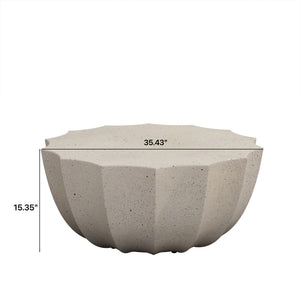 Modern Round Coffee Table For Indoor / Outdoor