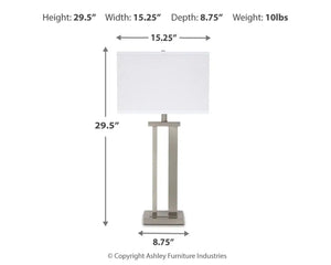Aniela - Metal Table Lamp Set