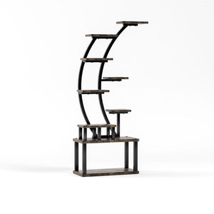 9 Tiered Indoor Plant Stand With 5 Adjustable Grow Lights