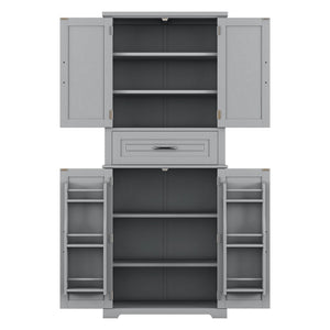 Bathroom Storage Cabinet With Multifunctional Storage Space, Drawer With Slide Rails, Adjustable Shelf