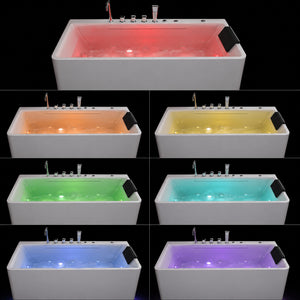 67-Inch Single-Person Luxury Whirlpool Bathtub