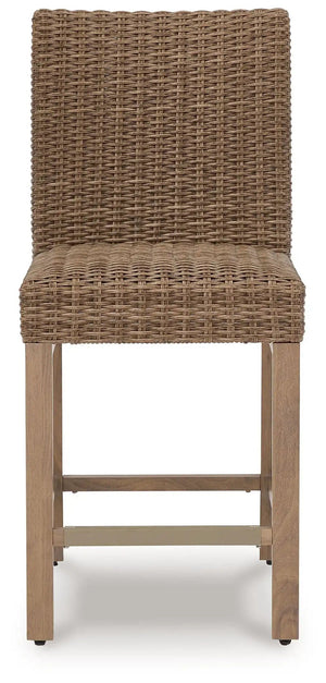 Walton Bridge - Barstool (Set of 2) - Driftwood - Best Buy Furniture