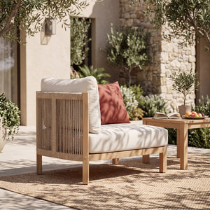 Acacia Wood Patio Furniture Club Chair