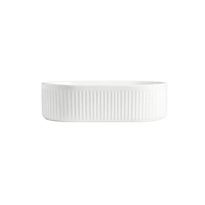 Integrated Oval Ceramic Bathroom Sink