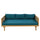 Claremont - 3 Seater Daybed Teak Acacia Wood Water Resistant Cushions - Best Buy Furniture