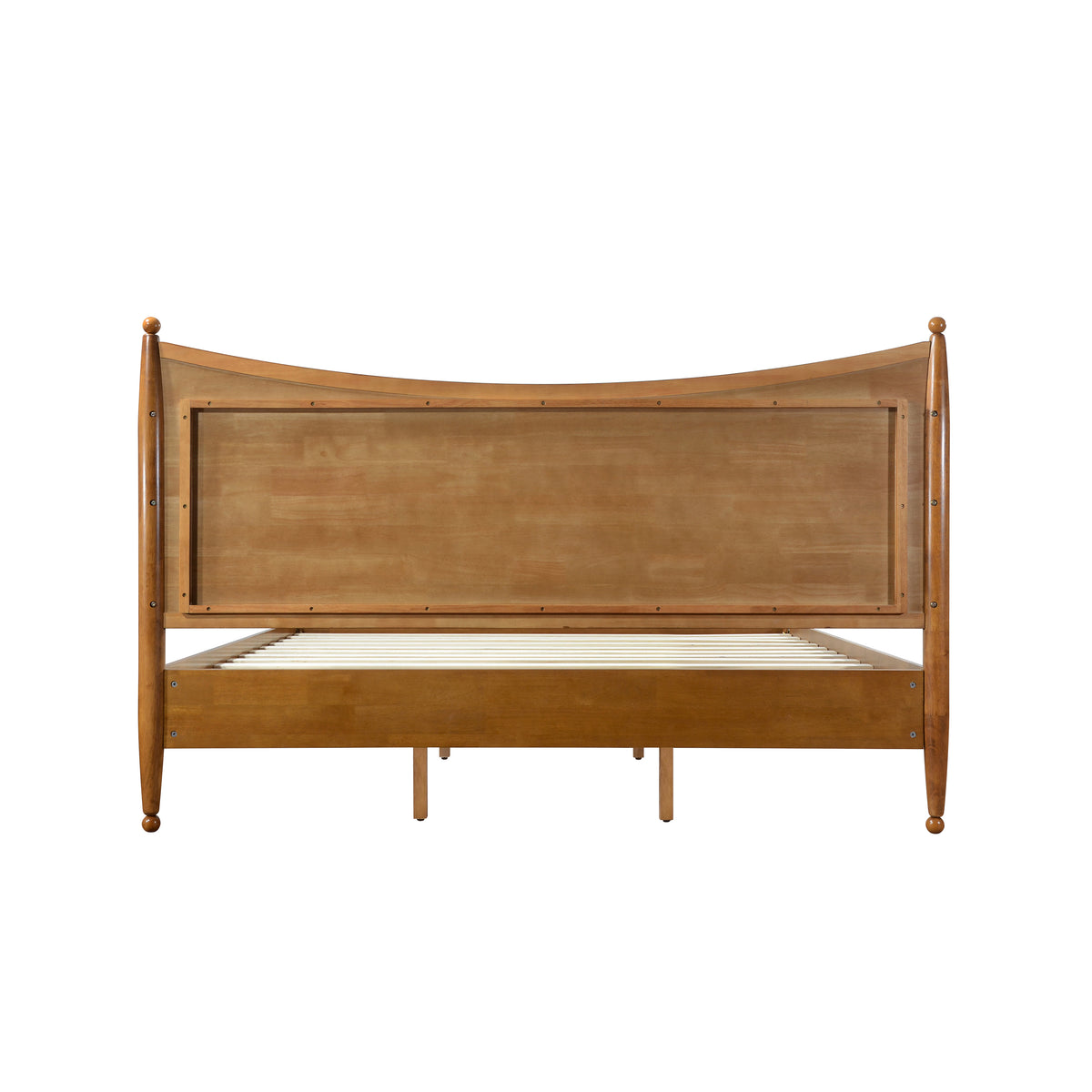 Modern Classic King Size Solid Wood Platform Bed Frame