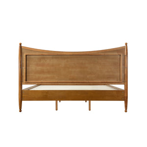 Modern Classic King Size Solid Wood Platform Bed Frame
