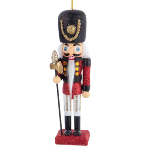 The Royal Drummer with Busby Hat Nutcracker Ornament