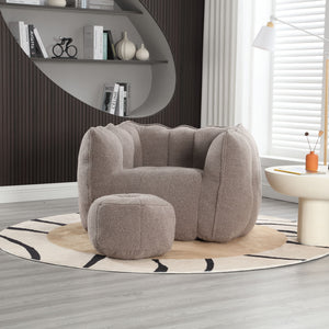 Soft Bean Bag Chair With High Resilient Foam