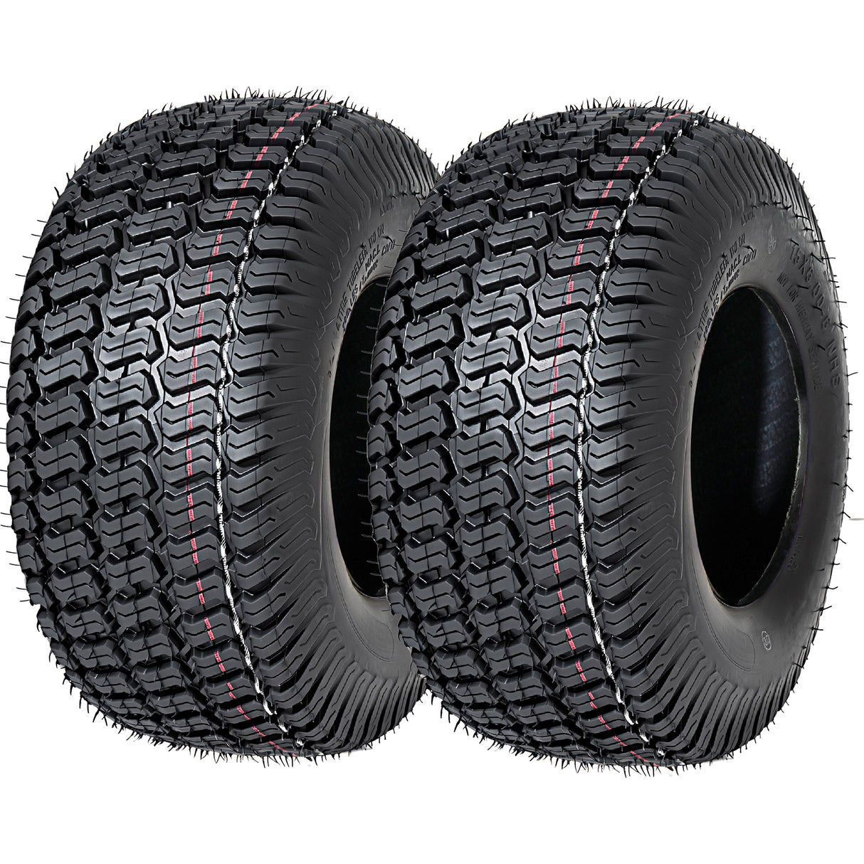 Set of 2 15x6.00-6 Lawn Mower Tires