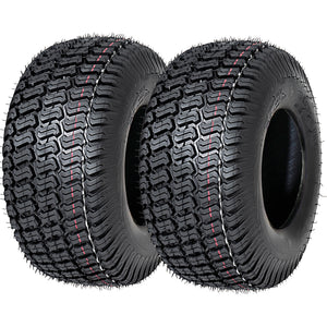 Set of 2 15x6.00-6 Lawn Mower Tires