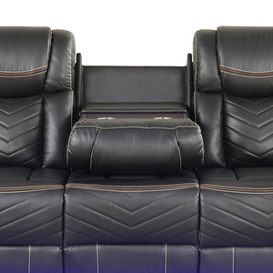 Challenger - LED Power Recliner Sofa