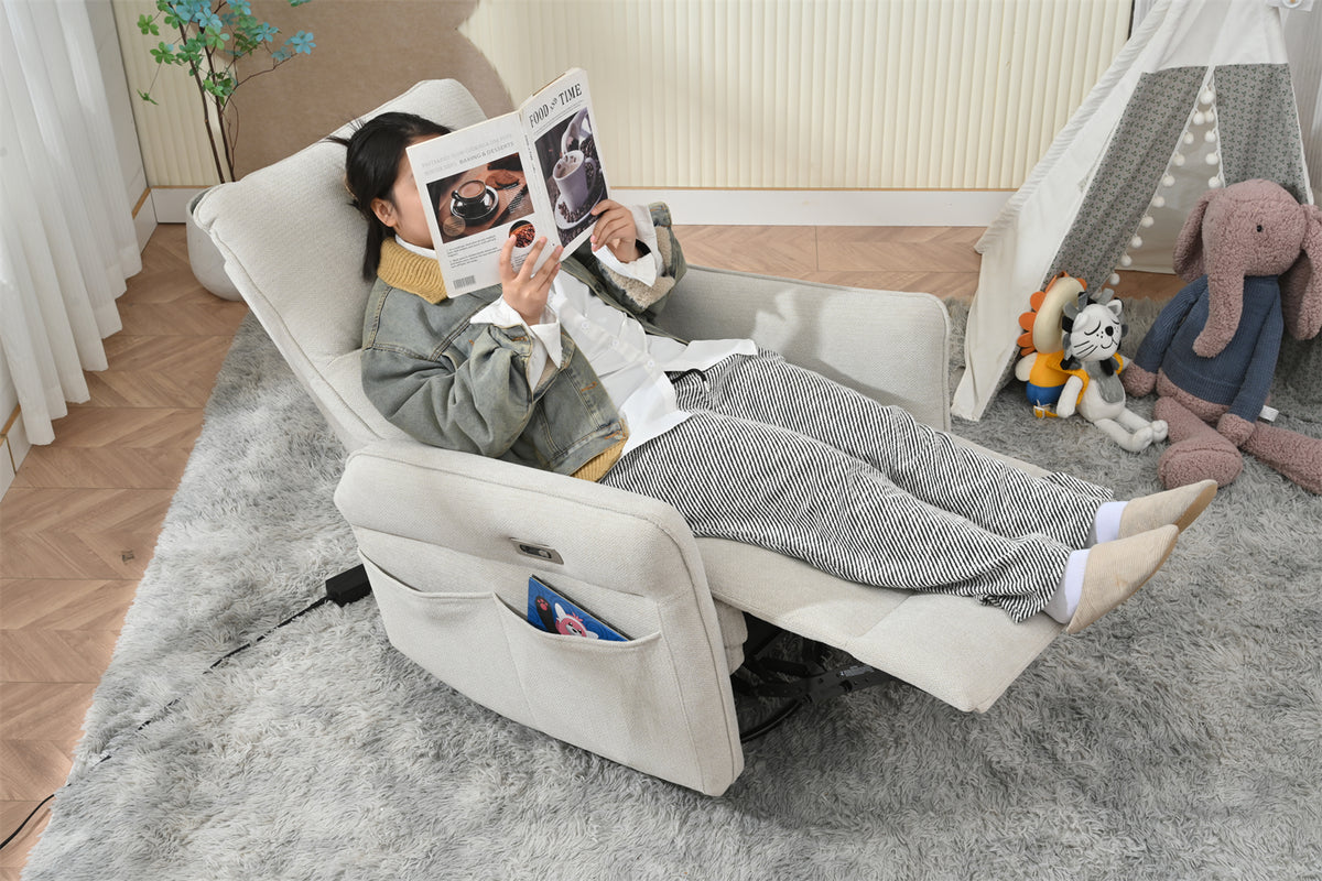 270° Power Swivel Rocker Recliner Chair for Adults