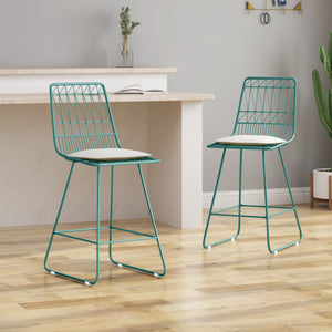 Niez Outdoor Wire Counter Stool Set