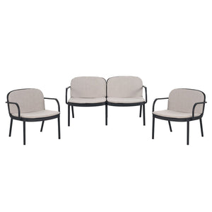 Luna - Outdoor Patio 3 Pieces Chat Set - Best Buy Furniture