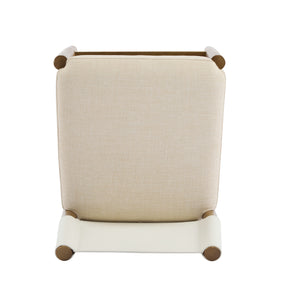 28.5'' Modern Solid Wood Bar Stool with Polyester Cushion - Set of 2