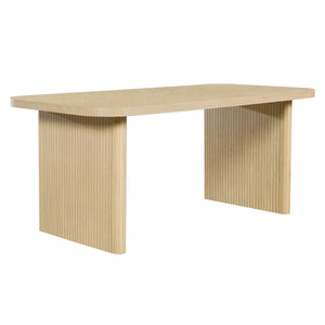 68.75" Wood Dining Table Set with 4