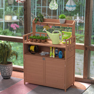 Potting Bench Outdoor Gardening Table