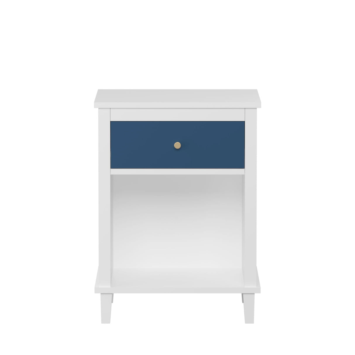 Nightstand With 1 Drawer and 1 Shelf