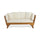 Outdoor Acacia Wood Expandable Daybed With Cushions - Best Buy Furniture