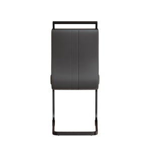 Modern Dining Chairs With High Back Upholstered Design Metal Legs