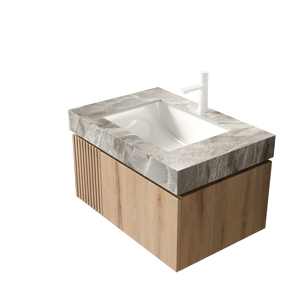 30" MURI Bathroom Sink in Light Gray