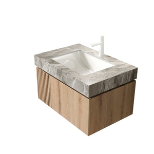 30" MURI Bathroom Sink in Light Gray