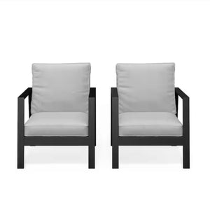 Modern 5 Seat Outdoor Patio Furniture Set With Coffee Table