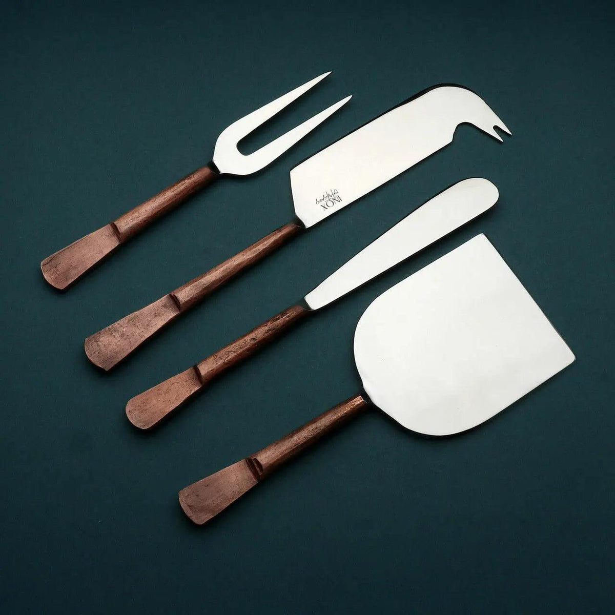 INOX Artisans Celia Cheese Accessories 4 Pc. Set