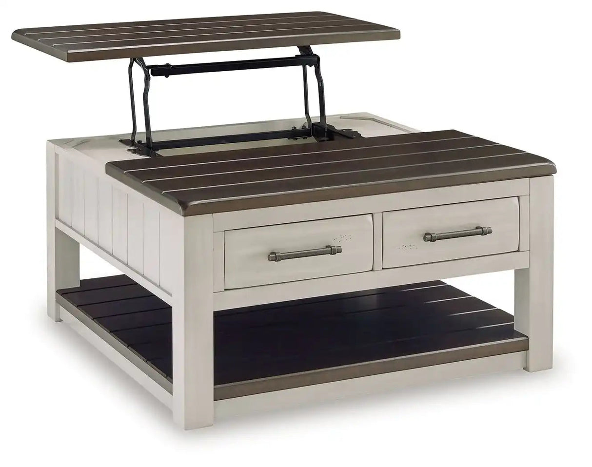 Darborn - Lift Top Cocktail Table - Gray / Brown - Best Buy Furniture