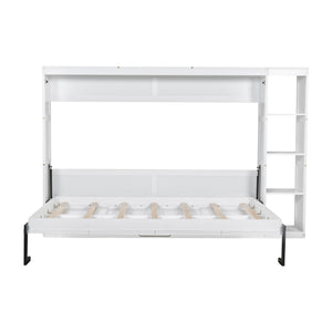 Murphy Bed With Bookshelf And Storage
