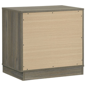 Edmondson - 2 Drawer Nightstand - Gray
