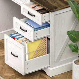58" Farmhouse Executive Desk