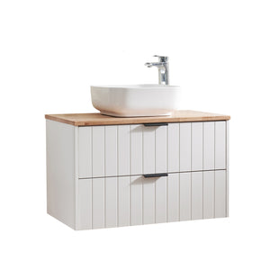 32-Inch Double Drawer Wall-Mounted Bathroom Vanity