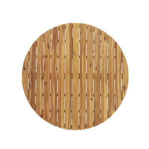 Outdoor Dining Table - Teak / Black