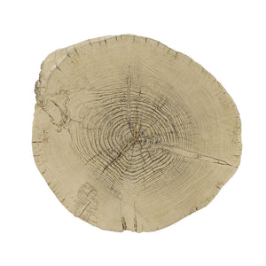 Gene Fiber Concrete Accent Table - Brown