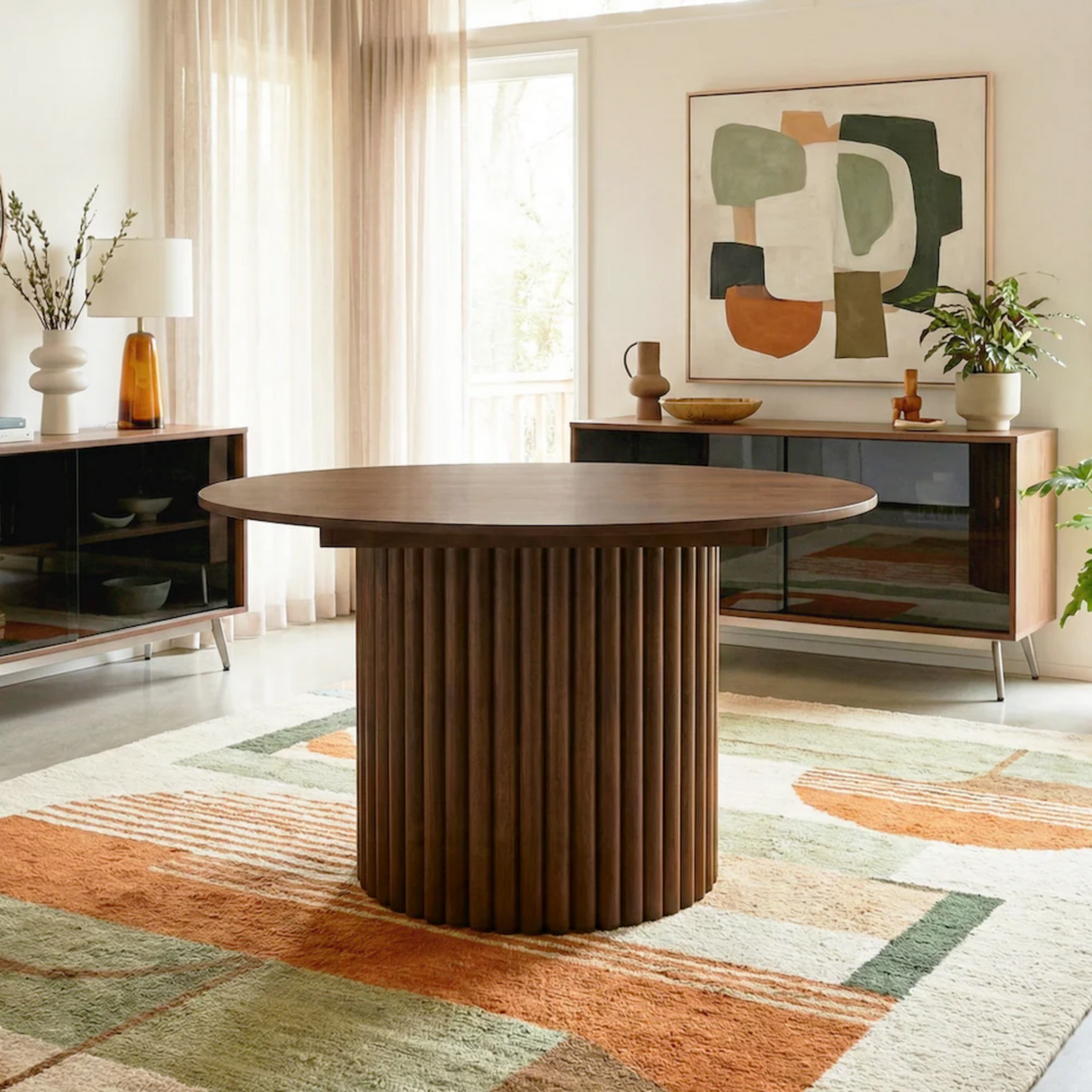 Merlin Solid Wood Dining Table