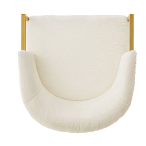 Upholstered Reading Accent Armchair For Living Room