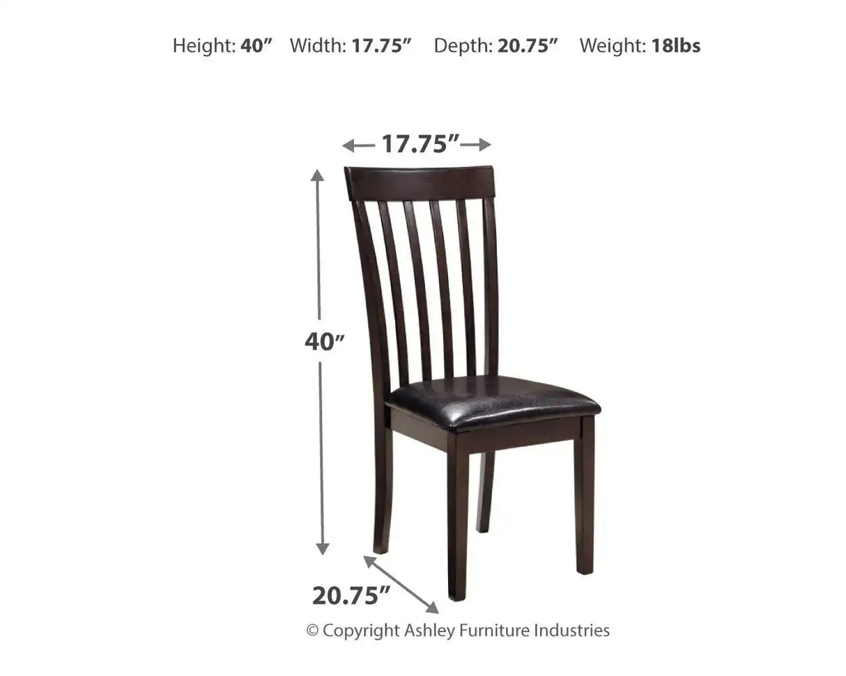 Hammis - Dining UPH Side Chair (Set of 2) - Dark Brown - Best Buy Furniture