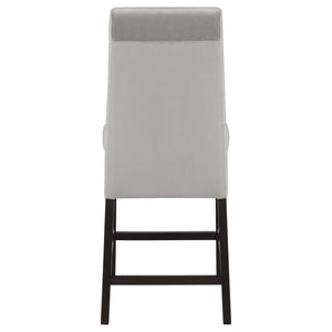 Upholstered Counter Stools (Set of 2) - Gray