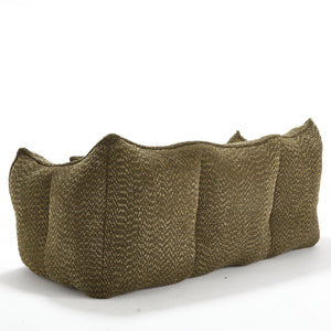 Comfortable Dual Beanbag Chair With High Resilience Foam Core For 2 People